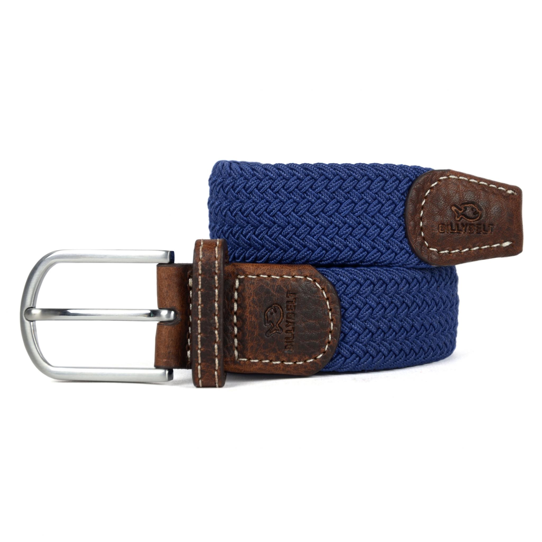 WOVEN ELASTICATED BELT, ROYAL BLUE