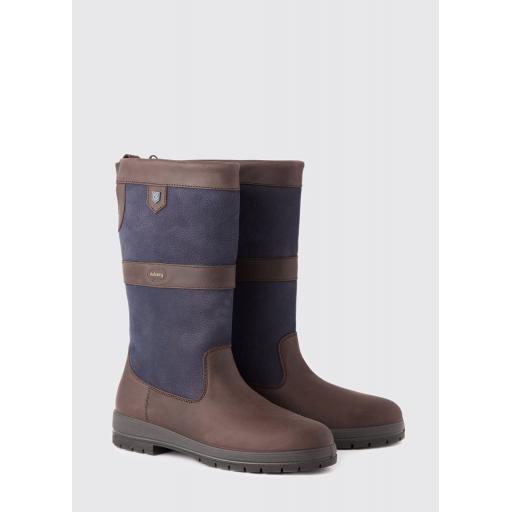 Dubarry Kildare Country Boot, Navy/Brown