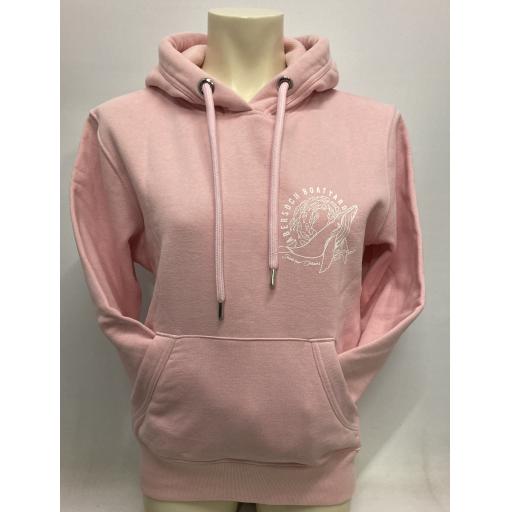 Organic Cotton Save Our Oceans Design Hoodie, Pink